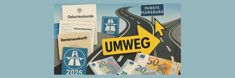 Umweg und unnötigen Kosten 