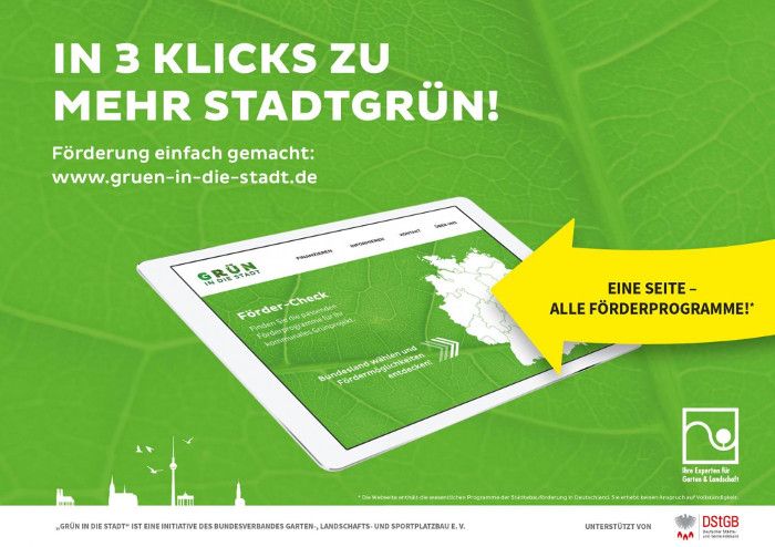 Förderung einfach gemacht: In drei Klicks zu mehr Stadtgrün