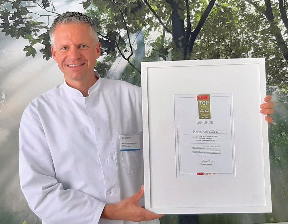 Chefarzt Prof. Dr. Hans-Joachim Kabitz gehört zu den Top-Medizinern 2022