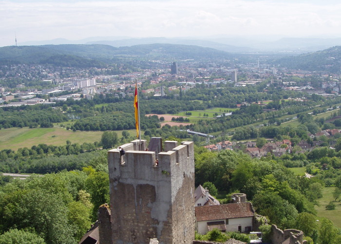Burg von oben!