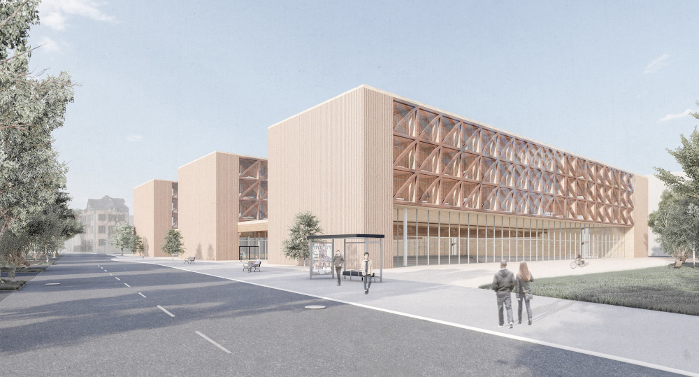 Die Arbeit »Sportbrücke« beeindruckte die Jury mit ihrer stringenten Architektursprache