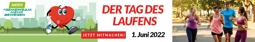 Erster Tag des Laufens