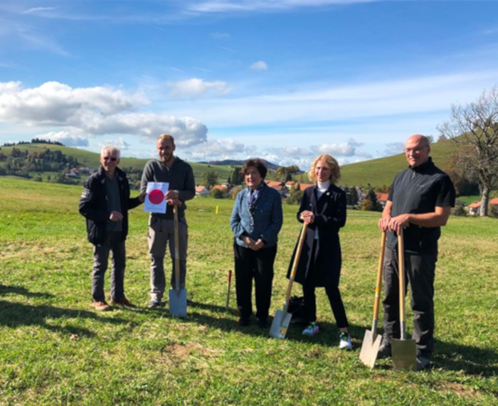Spatenstich zur phaenovum - Sternwarte - in Gersbach