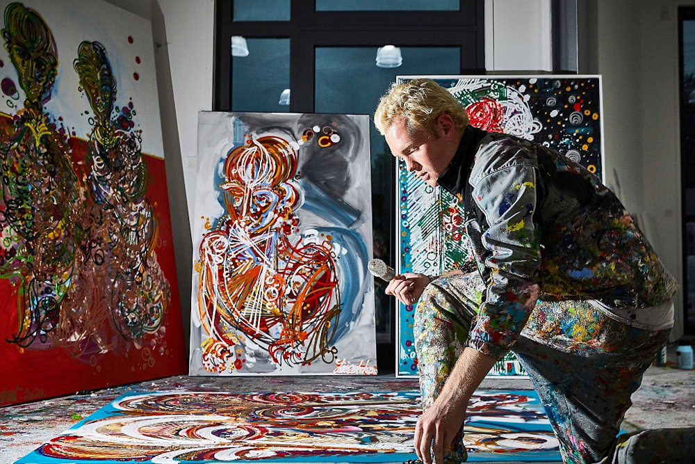 IN TIME - Leon Löwentraut in der „Kulturraffinerie“ Monheim am Rhein