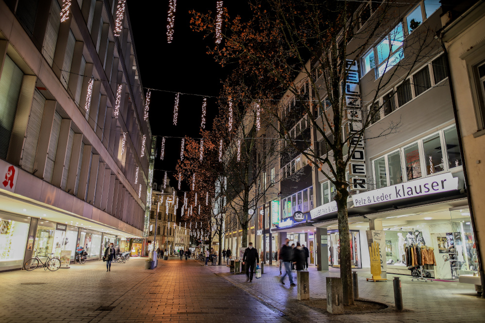 Die Lörracher Weihnachtsbeleuchtung – seit 30 Jahren ein Erfolgsmodell