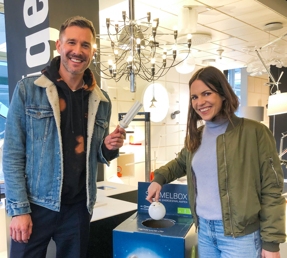 „Immer zur Stelle“ - Initiative zur Ressourcenschonung rückt Licht-Recycling ins Rampenlicht