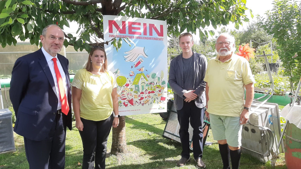 Kampagne lanciert: Nein zum missratenen Familiengartengesetz