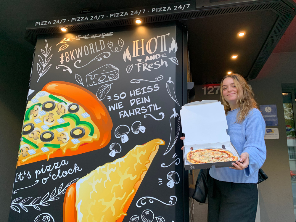 Una pizza, per favore: bei a&o kommt der Klassiker aus dem Automaten