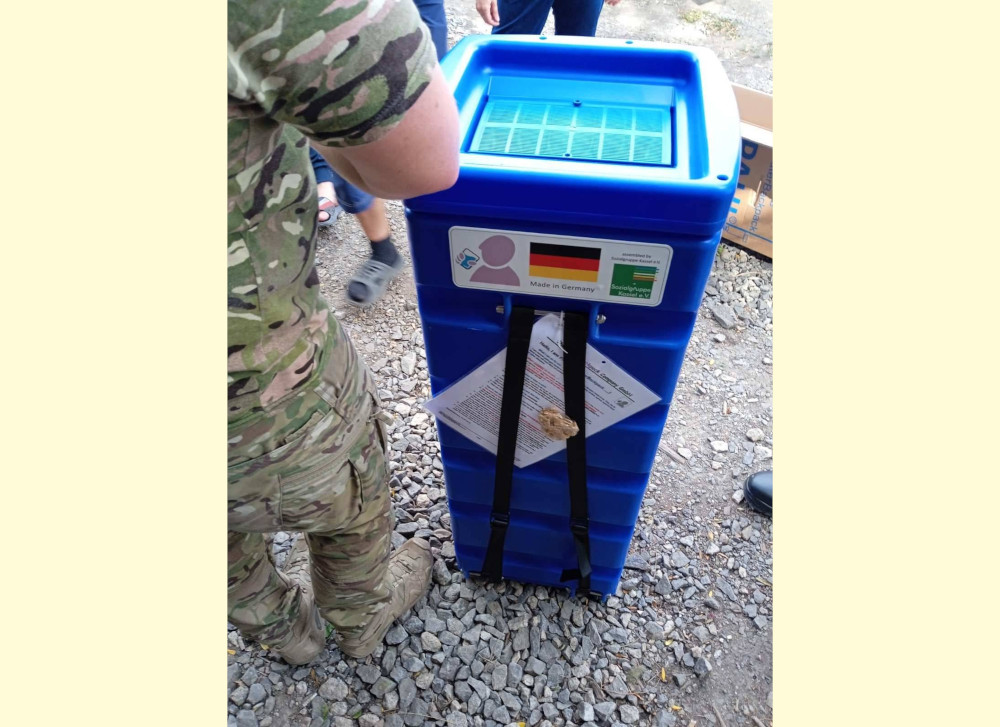 Wasserfilter PAUL hilft Menschen in ukrainischen Kriegsgebieten