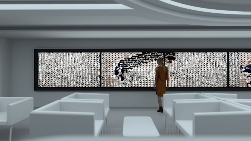 Der britische Künstler Dominic Harris entwirft interaktives Kunstwerk für die Norwegian Viva