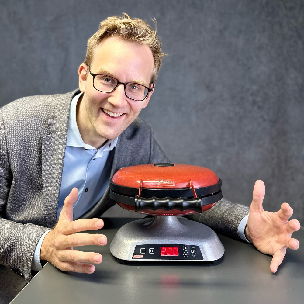 Gourmet Festival Düsseldorf - Waffeln mit Blattgold auf der Kö