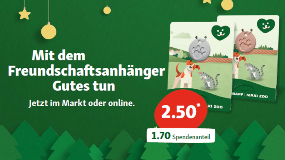 Gutes tun kann so einfach sein: Fressnapf-Initiative „tierisch engagiert“ startet jährliche Spendenaktion