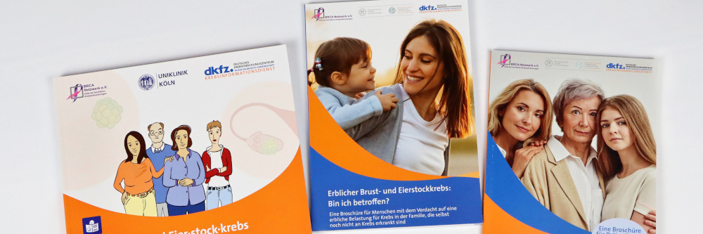 Familiärer Brust- und Eierstockkrebs. Neue Broschüren sind ab sofort bestellbar.