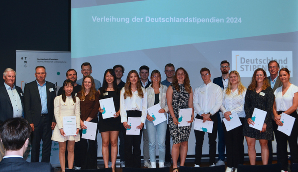 Studierende der HTWG erhalten Deutschlandstipendium