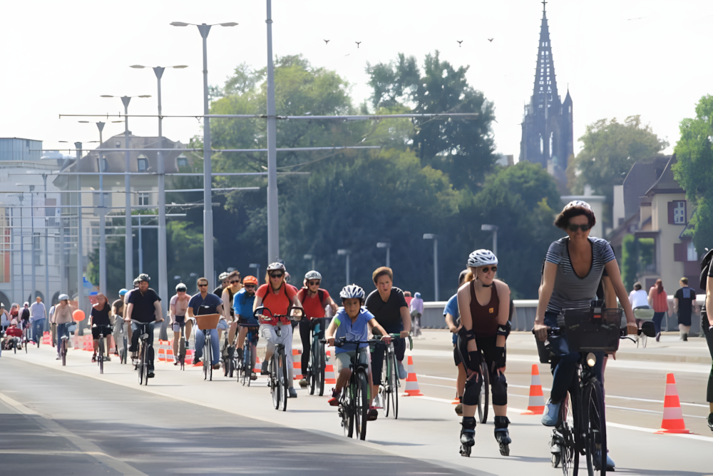 Ob jung oder alt, der slowUp Basel-Dreiland bewegt!