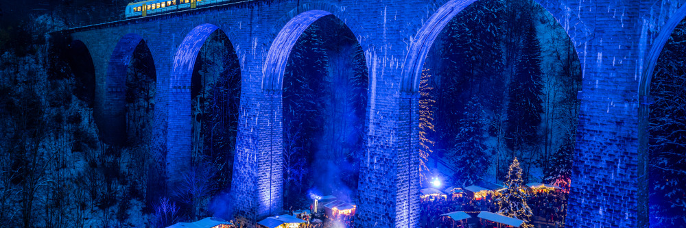 Vorfreude auf den Weihnachtsmarkt in der Ravennaschlucht