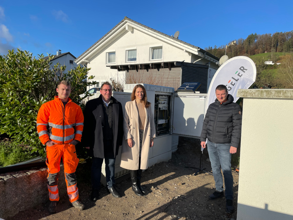Das Glasfasernetz in Dogern ist betriebsbereit