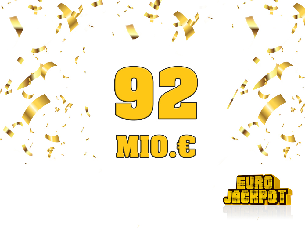 Eurojackpot-Tipper aus NRW wird 92,5-facher Millionär
