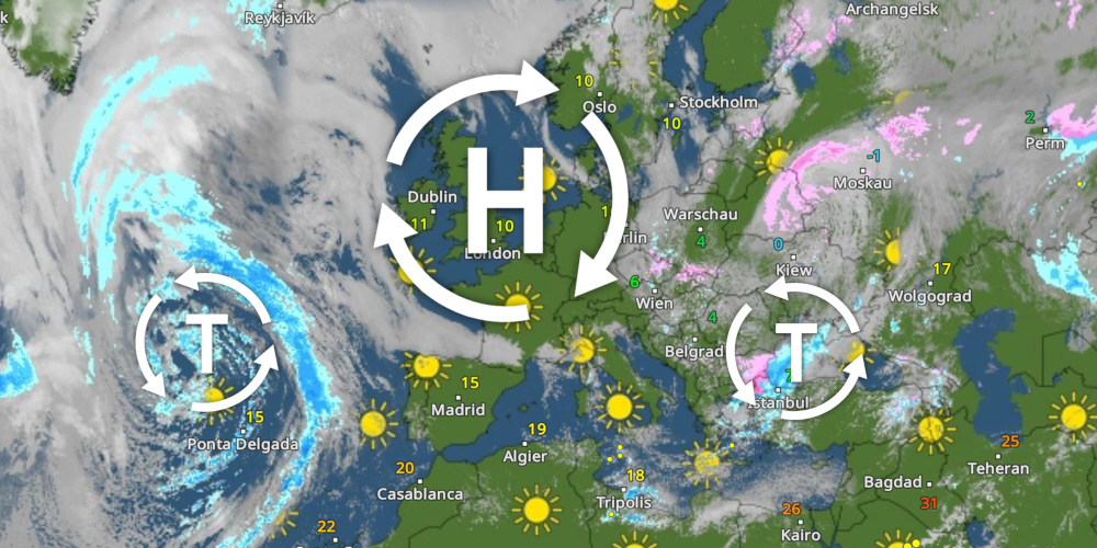 Omega-Hoch schwächelt - Langsame Wetteränderung ab der Wochenmitte