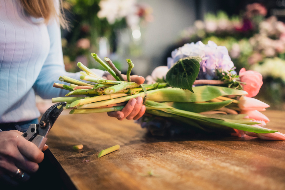 Floristinnen im 6-Tage-Dauer-Einsatz mit Minimal-Urlaub