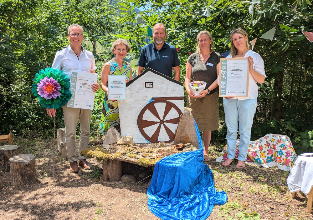 Waldkindergarten Todtnau wird Naturpark-Kindergarten