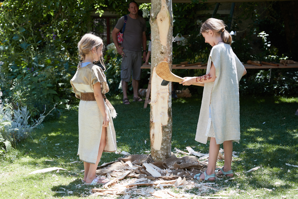 Familientag "Leben wie im Pfahlbaudorf"