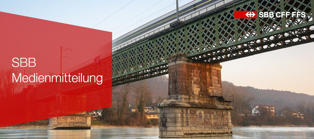 Rheinbrücke Koblenz: SBB und DB verlängern Bahnersatz bis Fahrplanwechsel im Dezember 2025