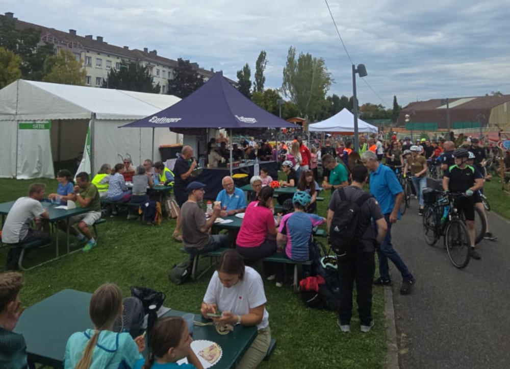 Sonne, Regen und gute Laune beim slowUp Basel-Dreiland