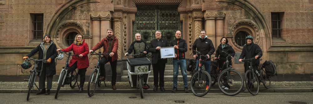 ADFC zertifiziert die Erzdiözese Freiburg als erste kirchliche Organisation in Süddeutschland