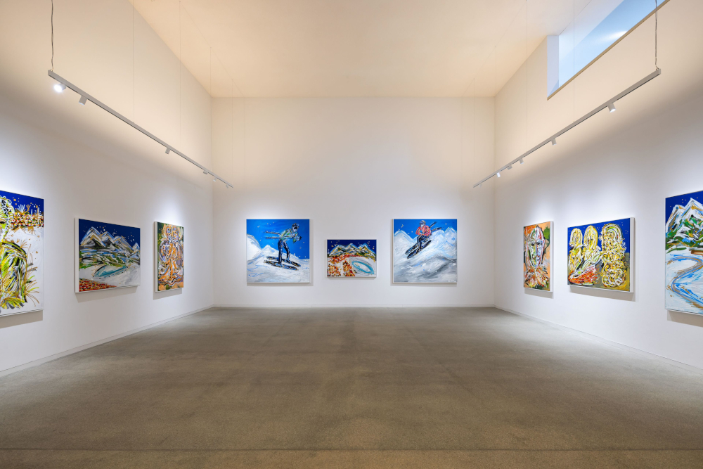 Leon Löwentraut bei der Ausstellungseröffnung im LUMEN Museum