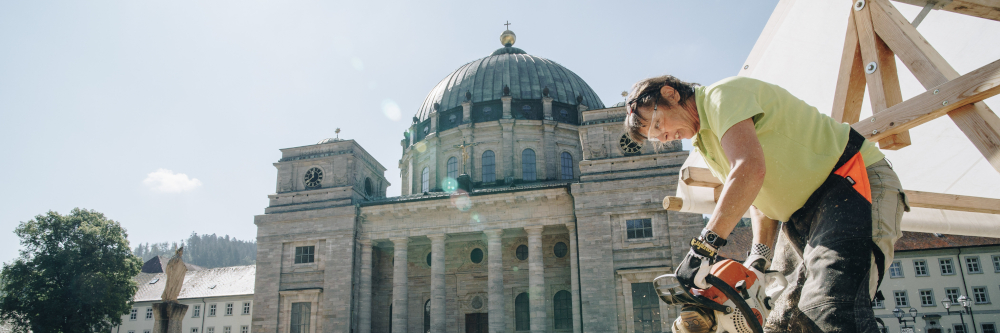 Das 29. Internationale Bildhauersymposium in St. Blasien verwandelt die Domstadt in ein offenes Atelier