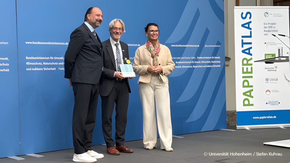 Uni Hohenheim ist „Recyclingpapierfreundlichste Hochschule“ Deutschlands