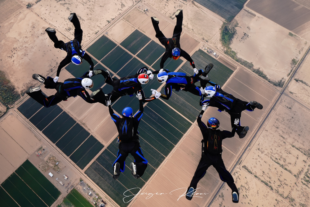 Fallschirm-Weltmeisterschaften in Eloy und Lake Elsinore, USA