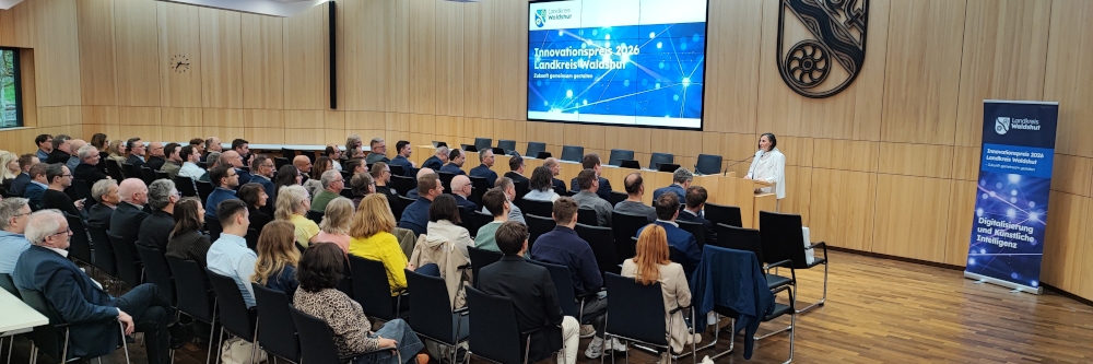 Innovationspreis 2026 für herausragende digitale Lösungen und KI-Anwendungen im Landkreis vergeben