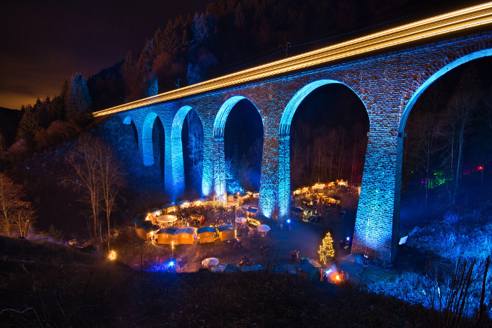Weihnachtsmarkt in der Ravennaschlucht 2016