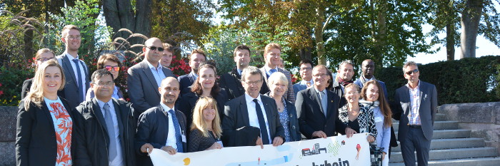 Internationale Diplomaten aus 15 Ländern am Hochrhein