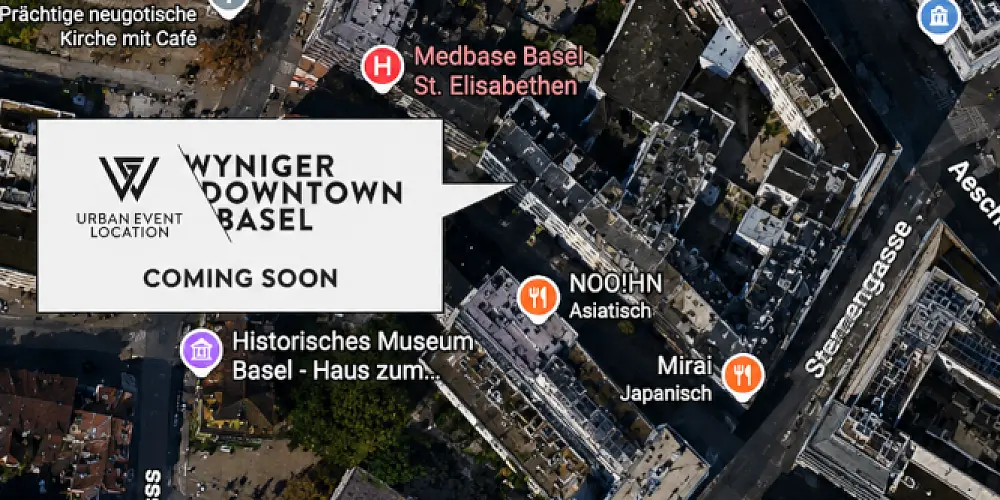 Map Wyniger Downtown Basel