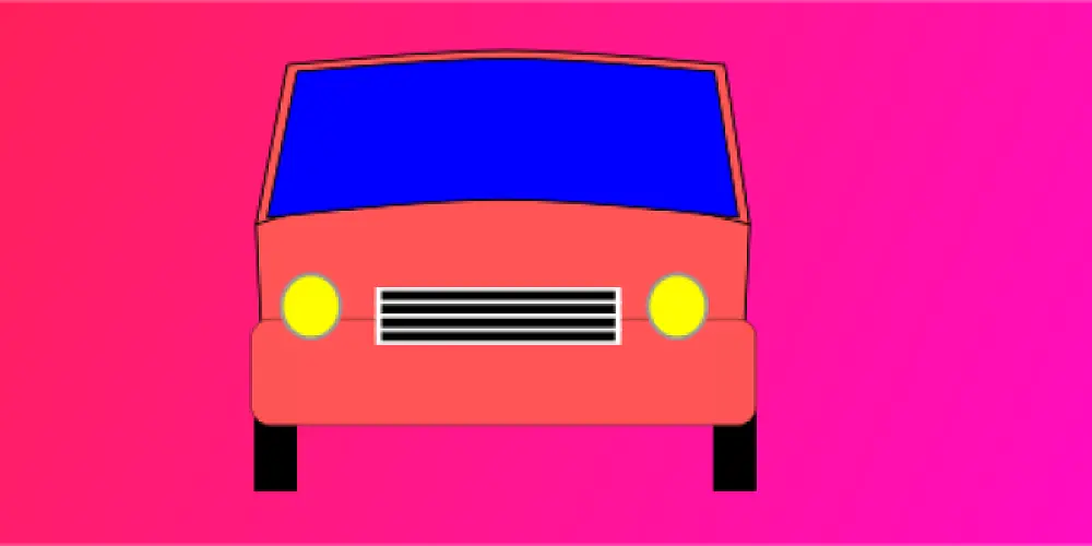 Auto von vorn