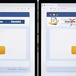 Es gleicht einem Fehler-Suchbild