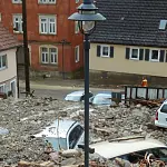 Nach Sturzflut in der Gemeinde Braunsbach