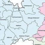 Übersichtskarte Bezugspegel