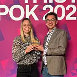 Dr. Carolin Scheidel und Philipp Brutscher