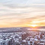 Winterliche Ansicht von Bonndorf