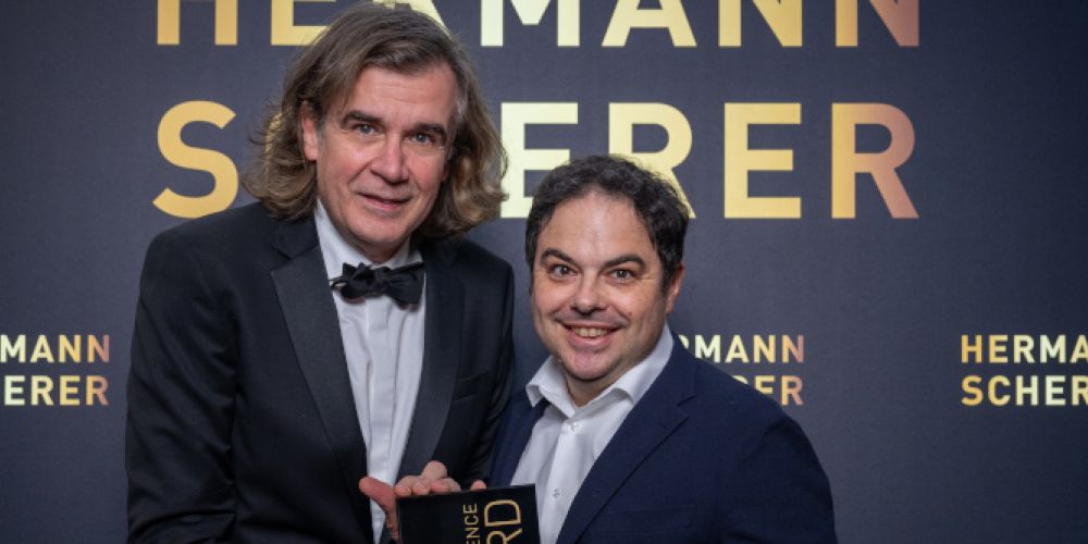 Björn Fehrenbach aus Konstanz überzeugt beim Speaker Slam