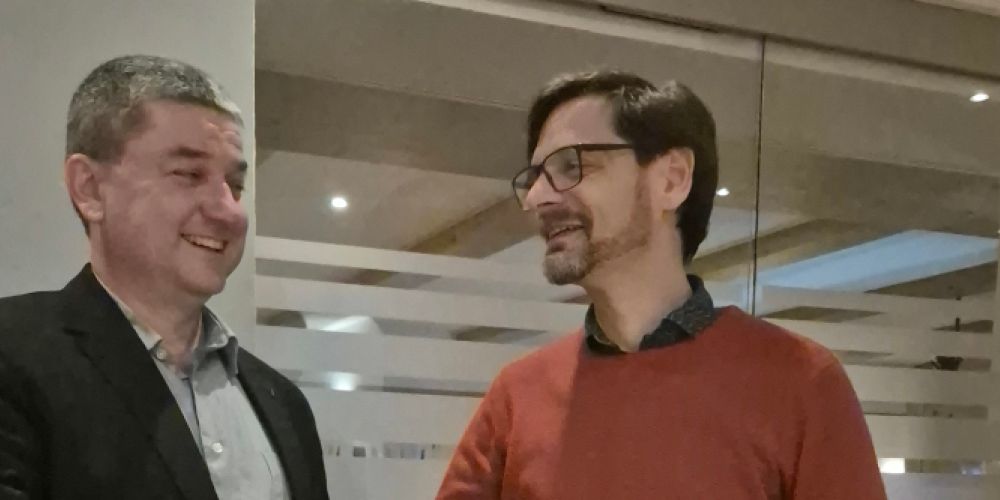 Heiko Weißenberger stellt sich bei JHV der SPD Lauchringen vor