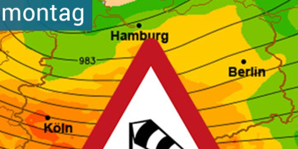 Hohes Potential für gefährliche Sturmlage am Rosenmontag