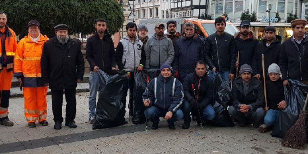 Neujahrsaktion der Ahmadiyya Muslim Jamaat in Detmold