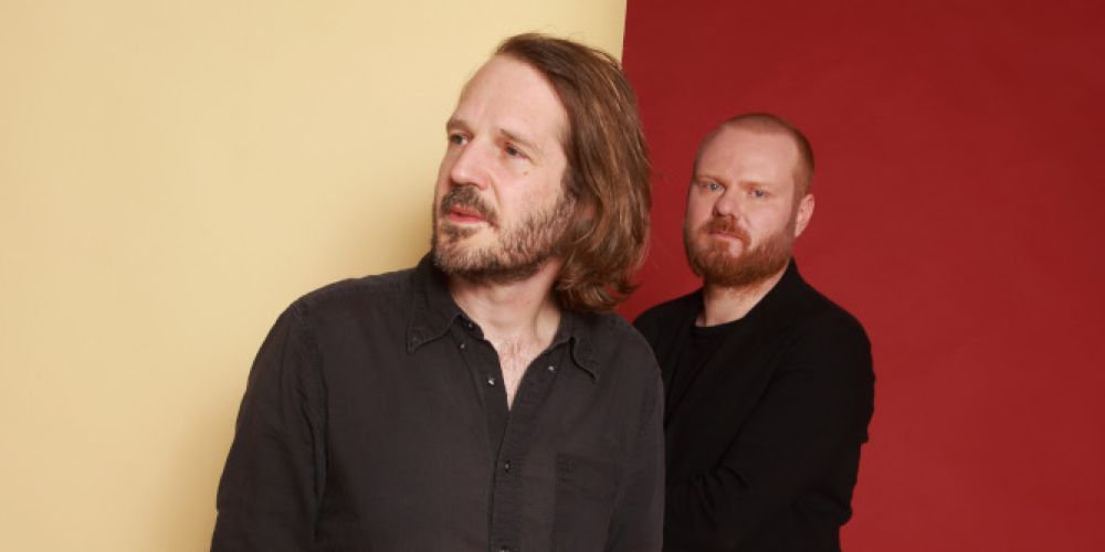 Gisbert zu Knyphausen und Kai Schumacher im Burghof Lörrach.