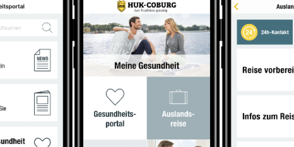 HUK–COBURG mit neuer Gesundheitsapp