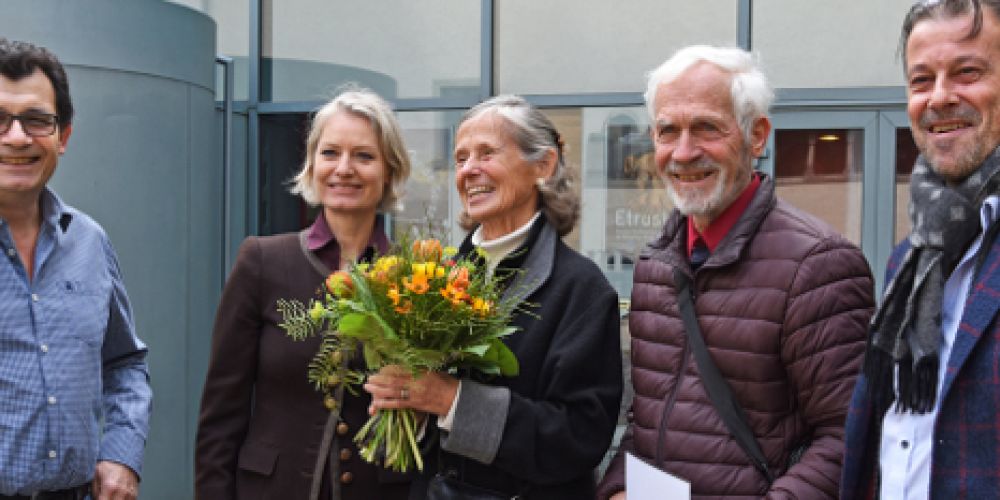 12‘000te Besucherin in der Etrusker-Ausstellung